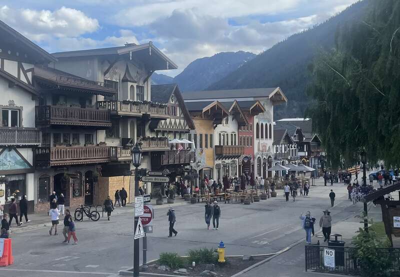 Main street in Leavenworth, Washington